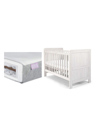 Atlas 2 Piece Cotbed & Luxury Twin Spring Cotbed Mattress